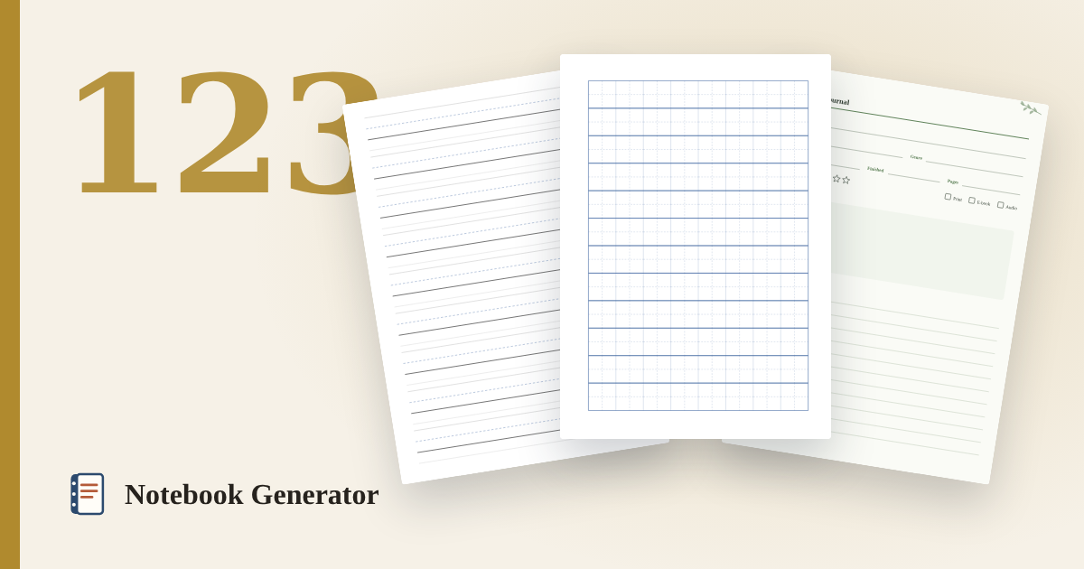 Practice Printed Writing Sheets Printable Handwriting Paper and Worksheets for Kids and Homeschool